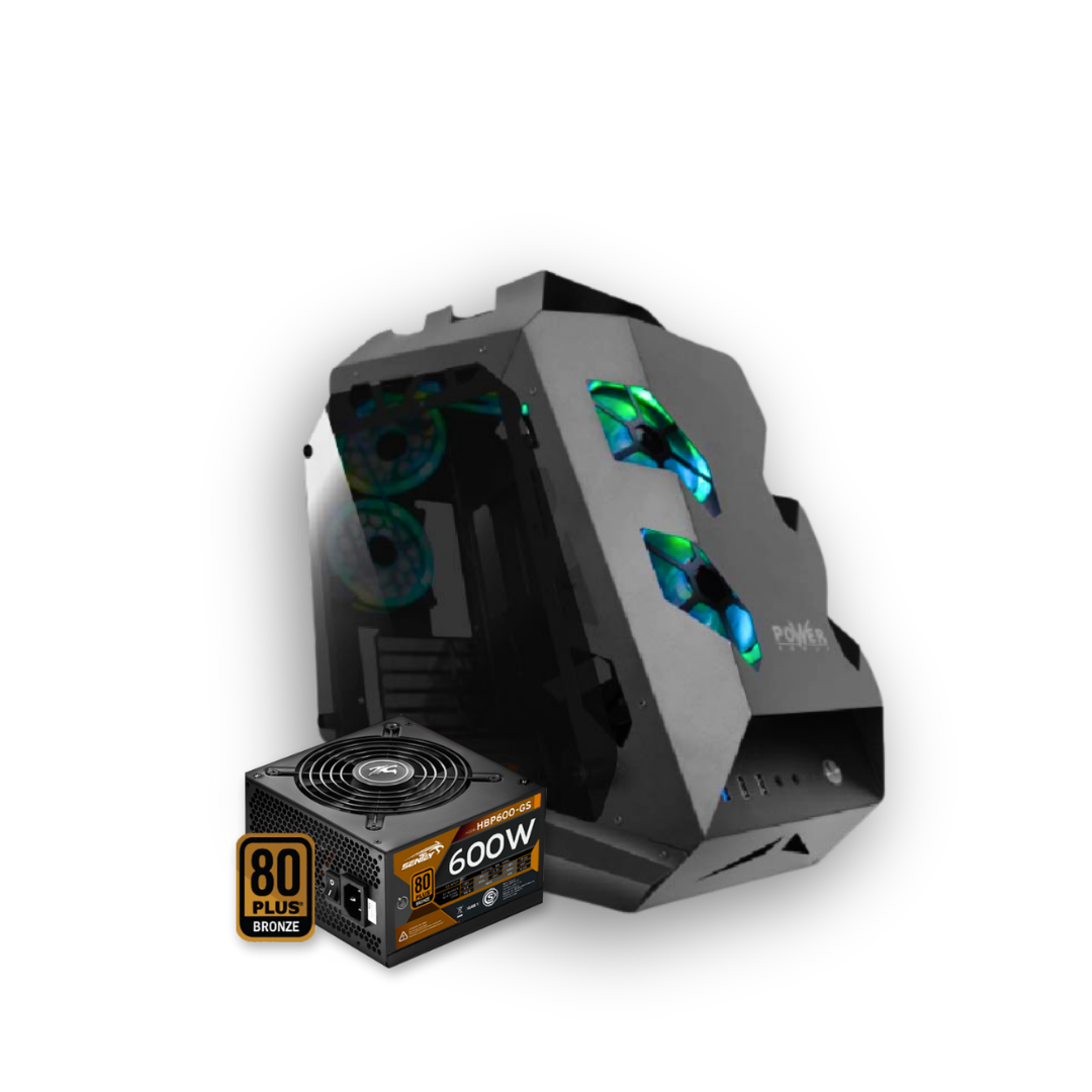 F-936 + FUENTE DE PODER 600W 80 PLUS BRONCE