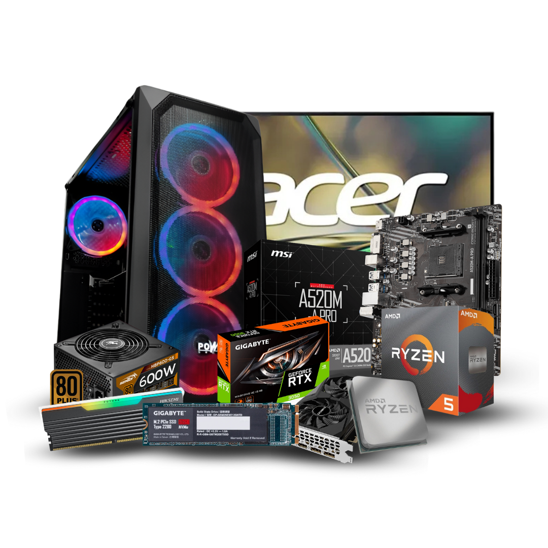 PC Gamer Ryzen 5 con RTX 3050