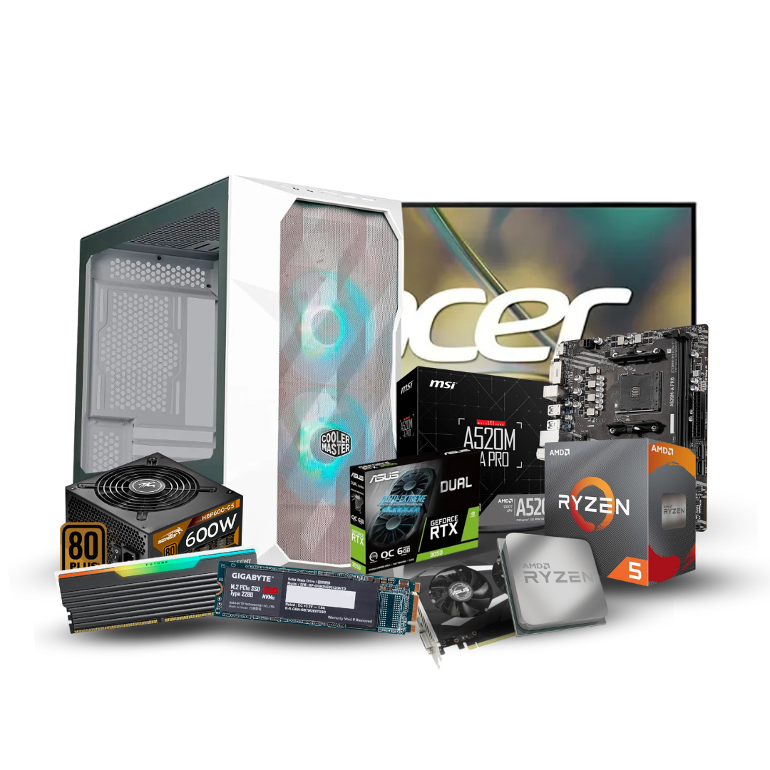 PC Gamer Ryzen 5 con RTX 3050