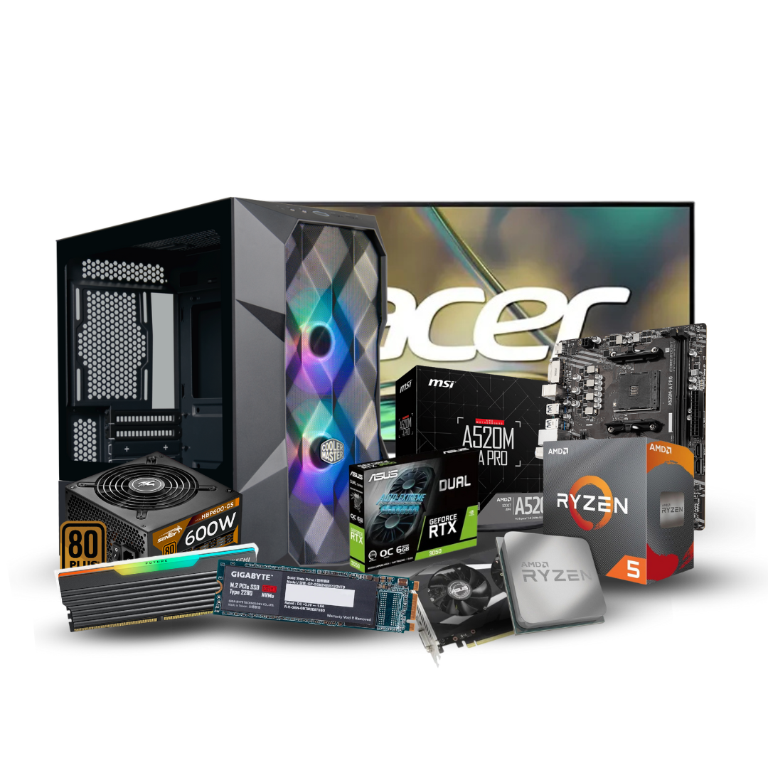 PC Gamer Ryzen 5 con RTX 3050
