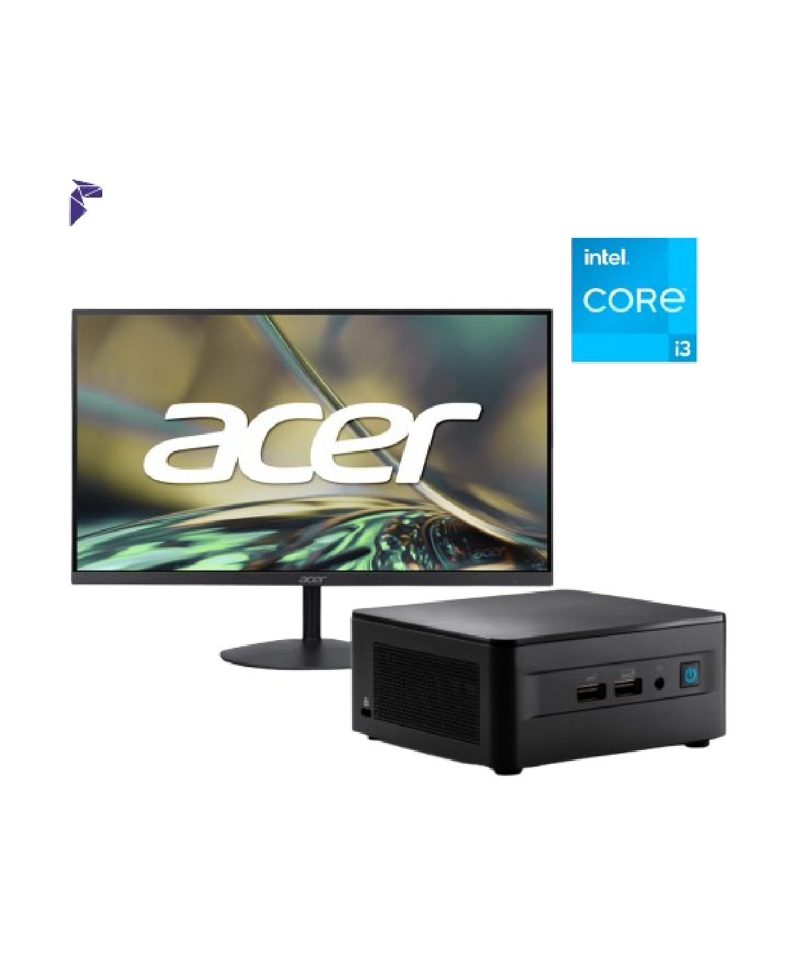 Mini PC Intel NUC 12 | Intel i3 + SSD 512GB + Monitor Acer 21.5”